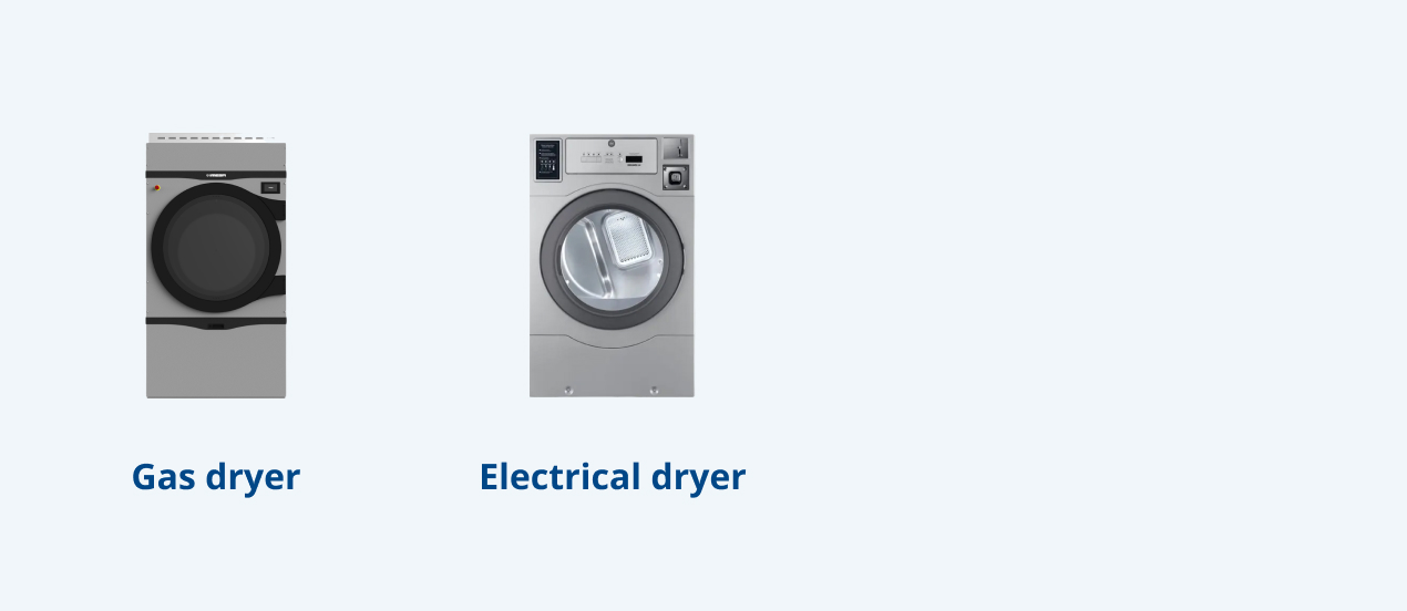 electric and gas commercial dryer repair services