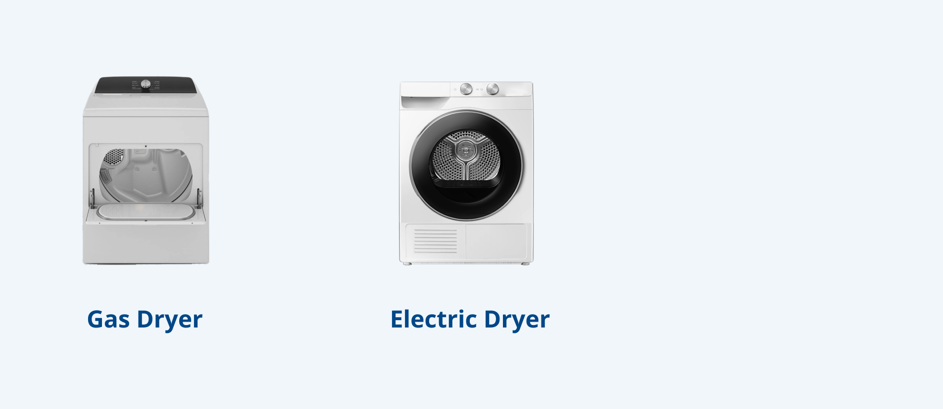 electric and gas dryer installation near me